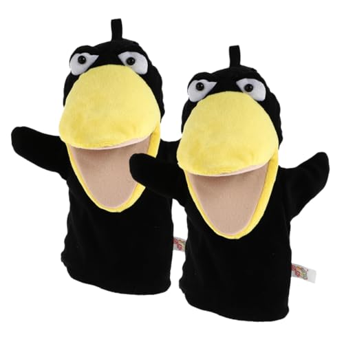 VICASKY 2Stücke Handpuppen Lustige Krähenspielzeuge für Rollenspiele und Geschichtenerzählen für Geburtstagsfeiern und Klassenzimmerbelohnungen VICASKY 2Stücke Handpuppen Lustige Krähenspielzeuge für Rollenspiele und Geschichtenerzählen für Geburtstagsfeiern und Klassenzimmerbelohnungen von VICASKY