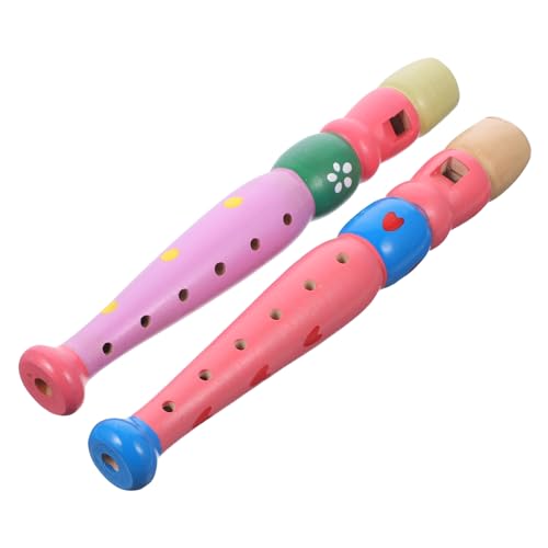VICASKY 2Stücke Holzflöte Teiliges für Orff Instrument Handgefertigte Holzspielzeug Flöte Fördert Musikalische Fähigkeiten und Kreative Entwicklung für Jungen VICASKY 2Stücke Holzflöte Teiliges für Orff Instrument Handgefertigte Holzspielzeug Flöte Fördert Musikalische Fähigkeiten und Kreative Entwicklung für Jungen von VICASKY