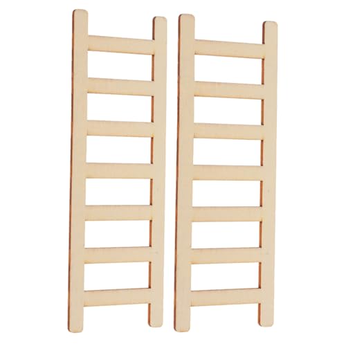VICASKY 2Stücke Holzleitern Dekorative Mini Leiter Für Puppenhaus Und Garten Realistische Simulation Mini Gartenleiter Für Szenen Und Puppenhaus Einrichtung VICASKY 2Stücke Holzleitern Dekorative Mini Leiter Für Puppenhaus Und Garten Realistische Simulation Mini Gartenleiter Für Szenen Und Puppenhaus Einrichtung von VICASKY