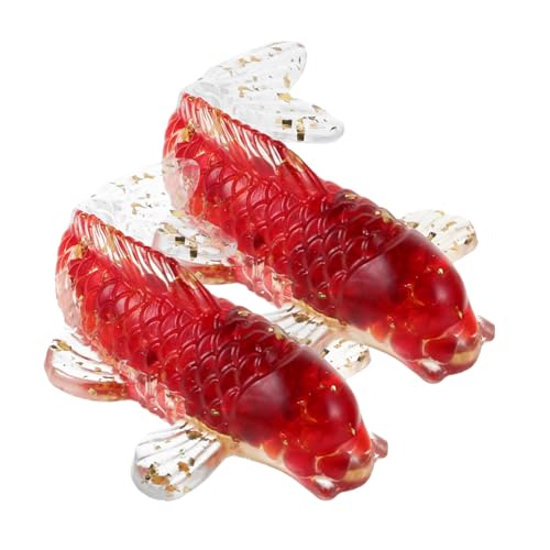 VICASKY 2Stücke Kristall Koi Fisch Figuren Handgefertigte Tiere Statue Glücksbringer Dekoration Für Küstendekor Meerestierfiguren Aus Natürlichem VICASKY 2Stücke Kristall Koi Fisch Figuren Handgefertigte Tiere Statue Glücksbringer Dekoration Für Küstendekor Meerestierfiguren Aus Natürlichem von VICASKY