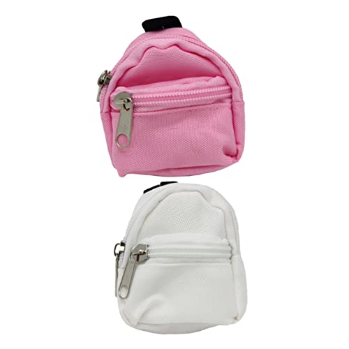 VICASKY 2Stücke Mini Rucksack für Puppen Orange und Dekorative Schultaschen für Puppen Leichtes Design für Heimdekoration Fotorequisiten und Mini Hausaccessoires VICASKY 2Stücke Mini Rucksack für Puppen Orange und Dekorative Schultaschen für Puppen Leichtes Design für Heimdekoration Fotorequisiten und Mini Hausaccessoires von VICASKY