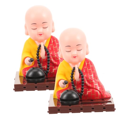 VICASKY 2Stücke Solar Wackelkopf Statue Niedliche Auto Innendekoration für Entspannte Armaturenbrett und Schreibtisch Dekorative Figur für Zuhause VICASKY 2Stücke Solar Wackelkopf Statue Niedliche Auto Innendekoration für Entspannte Armaturenbrett und Schreibtisch Dekorative Figur für Zuhause von VICASKY