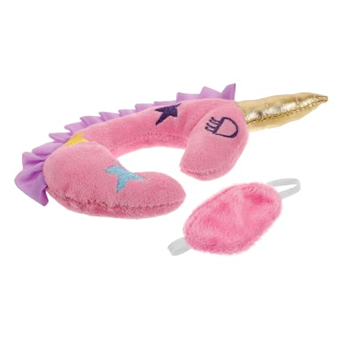 VICASKY 2Stücke Teiliges Puppenzubehör mit Einhorn Nackenkissen und Augenmaske für Mädchenpuppen für Reisepuppenkoffer und Rollenspiele Bereichert für Kleine VICASKY 2Stücke Teiliges Puppenzubehör mit Einhorn Nackenkissen und Augenmaske für Mädchenpuppen für Reisepuppenkoffer und Rollenspiele Bereichert für Kleine von VICASKY