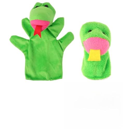VICASKY 2er Set Niedliche Schlangen Handpuppen Für Interaktives Finger Für Bildung Und Spielspaß üsch Handpuppe Und Fingerpuppe Einem Set von VICASKY