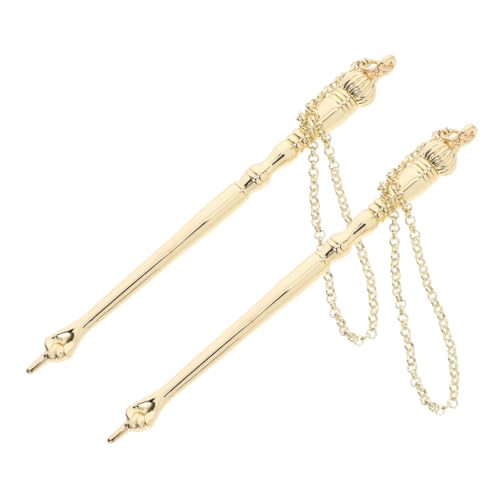 VICASKY 2stücke Metall Lesezeiger Mit Kette Für Jüdische Ergonomisches Design Für Präzises Lesen Für Goldfarben VICASKY 2stücke Metall Lesezeiger Mit Kette Für Jüdische Ergonomisches Design Für Präzises Lesen Für Goldfarben von VICASKY