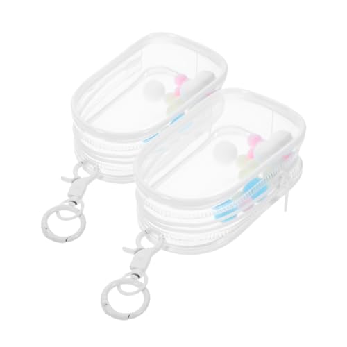 VICASKY Mini-Tasche – Aufbewahrungs-Organizer Für Puppen Aus PVC Vitrine Mit Reißverschluss Staubdichtes Und Schützendes Design VICASKY Mini-Tasche – Aufbewahrungs-Organizer Für Puppen Aus PVC Vitrine Mit Reißverschluss Staubdichtes Und Schützendes Design von VICASKY