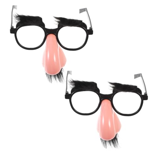 VICASKY 2st Bartbrillenspielzeug Halloween-Party-Accessoire Halloween-Party-Brille Lustige Brille Für Erwachsene Halloween-brillenaugen Lustige Halloween-Brille Osterbrille Black Plastik VICASKY 2st Bartbrillenspielzeug Halloween-Party-Accessoire Halloween-Party-Brille Lustige Brille Für Erwachsene Halloween-brillenaugen Lustige Halloween-Brille Osterbrille Black Plastik von VICASKY