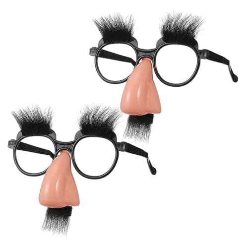 VICASKY 2st Bartbrillenspielzeug Lustige Halloween-Brille Lustige Brille Für Erwachsene Lustige Für Erwachsene Halloween-Party-Brille Halloween-Party-Accessoire Black Plastik VICASKY 2st Bartbrillenspielzeug Lustige Halloween-Brille Lustige Brille Für Erwachsene Lustige Für Erwachsene Halloween-Party-Brille Halloween-Party-Accessoire Black Plastik von VICASKY