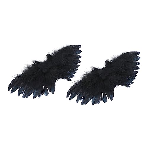 VICASKY 2st Engelsflügel Miniflügel Kostüm Party Hängend Schmücken Plus Glühen Fest Selber Machen Wunder Weihnachtsengel Mädchen DIY-anhänger Puppe Frauen Neon Fee Plastik Black VICASKY 2st Engelsflügel Miniflügel Kostüm Party Hängend Schmücken Plus Glühen Fest Selber Machen Wunder Weihnachtsengel Mädchen DIY-anhänger Puppe Frauen Neon Fee Plastik Black von VICASKY