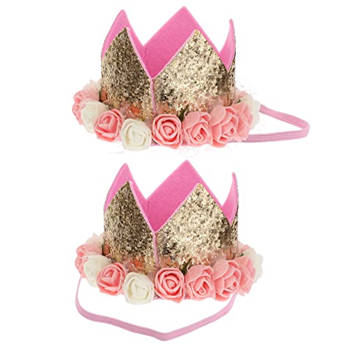 VICASKY Baby Mädchen Jungen Geburtstag Hut 2pcs Geburtstag Krone und Haar Dekorationen für Party VICASKY Baby Mädchen Jungen Geburtstag Hut 2pcs Geburtstag Krone und Haar Dekorationen für Party von VICASKY