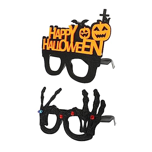 VICASKY 2st Halloween-brille Rote Halloween-requisiten Steampunk- Halloween-schmuck Einzigartige Halloween-partybrille Lustige Partybrillen Partygeschenke Plastik VICASKY 2st Halloween-brille Rote Halloween-requisiten Steampunk- Halloween-schmuck Einzigartige Halloween-partybrille Lustige Partybrillen Partygeschenke Plastik von VICASKY