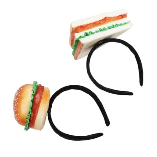 VICASKY 3d-hamburger-stirnband Simulation Neuartige Kopfbedeckung Für Erwachsene Jungen Und Mädchen Halloween von VICASKY
