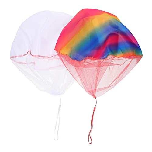 VICASKY Fallschirmspielzeug Für Kinder Großer Regenbogen-Fallschirm Wurfspielzeug-Set Für Draußen VICASKY Fallschirmspielzeug Für Kinder Großer Regenbogen-Fallschirm Wurfspielzeug-Set Für Draußen von VICASKY