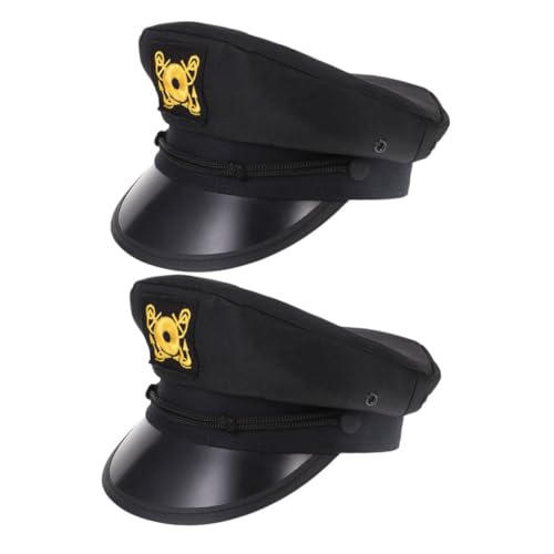 VICASKY Elegante Bestickte Kapitänsmütze Für Männer Und Frauen Matrosenkapitän Kostüm Nautischer Hut von VICASKY