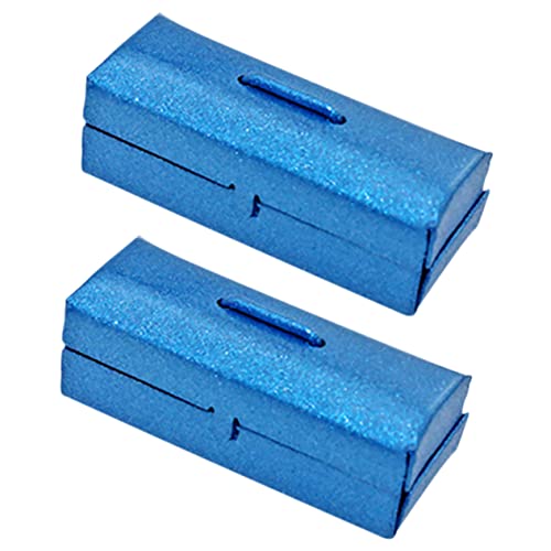 VICASKY 2st Kleine Werkzeugkiste Mini- Mini-Dinge Mini-Puppen-Sachen Mädchen Winziges Miniatur-werkzeugkasten Mini-werkzeugkoffer Miniatur-möbeldekor Blue Legierung VICASKY 2st Kleine Werkzeugkiste Mini- Mini-Dinge Mini-Puppen-Sachen Mädchen Winziges Miniatur-werkzeugkasten Mini-werkzeugkoffer Miniatur-möbeldekor Blue Legierung von VICASKY