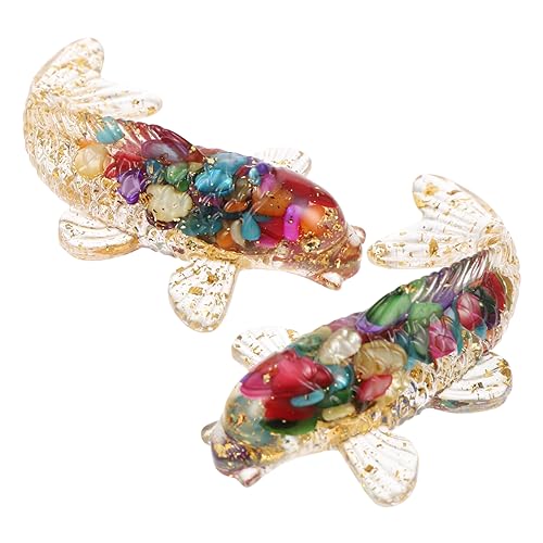 VICASKY 2st Kristall-koi-Fisch-Ornamente Plüschtiere Fisch Figur Muschel Wasser- Fisch Dekoration Aquarium Licht Mini-fischskulptur Figuren Aquarienlicht Fischnetz Harz-leim Colorful VICASKY 2st Kristall-koi-Fisch-Ornamente Plüschtiere Fisch Figur Muschel Wasser- Fisch Dekoration Aquarium Licht Mini-fischskulptur Figuren Aquarienlicht Fischnetz Harz-leim Colorful von VICASKY