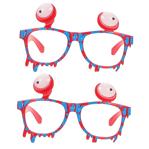 VICASKY 2st Lustige Brille Halloween-partygeschenke Halloween -Party Ovale Retro-Sonnenbrille Halloween- Herz Brille Halloween-Brillen-neuheit Kostüm Halloween-Party-Brille Pc-Rahmen VICASKY 2st Lustige Brille Halloween-partygeschenke Halloween -Party Ovale Retro-Sonnenbrille Halloween- Herz Brille Halloween-Brillen-neuheit Kostüm Halloween-Party-Brille Pc-Rahmen von VICASKY