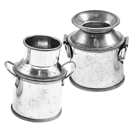 VICASKY 2st Mini-Eimer Für Die Dekoration Krüge Kleiner Krug Mit Deckel Milchbeutel Behälter Babynahrung Milchdampfer Milchtopf Mit Deckel Getränke Milchtöpfe Miniatur Milchglas Legierung VICASKY 2st Mini-Eimer Für Die Dekoration Krüge Kleiner Krug Mit Deckel Milchbeutel Behälter Babynahrung Milchdampfer Milchtopf Mit Deckel Getränke Milchtöpfe Miniatur Milchglas Legierung von VICASKY