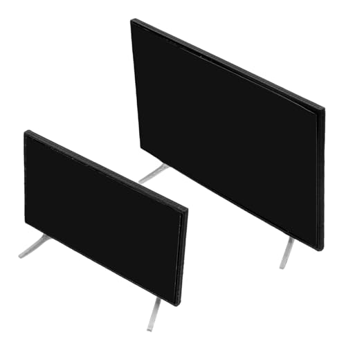 VICASKY 2st Mini-tv Mini-Dekoration Kleine Kissendekoration Zubehör Für Fernsehsender Puppenhauszubehör Zubehör Puppenhaus Gadget-puppenhaus Mini-zubehör Taschenpuppenhaus Plastik Black VICASKY 2st Mini-tv Mini-Dekoration Kleine Kissendekoration Zubehör Für Fernsehsender Puppenhauszubehör Zubehör Puppenhaus Gadget-puppenhaus Mini-zubehör Taschenpuppenhaus Plastik Black von VICASKY