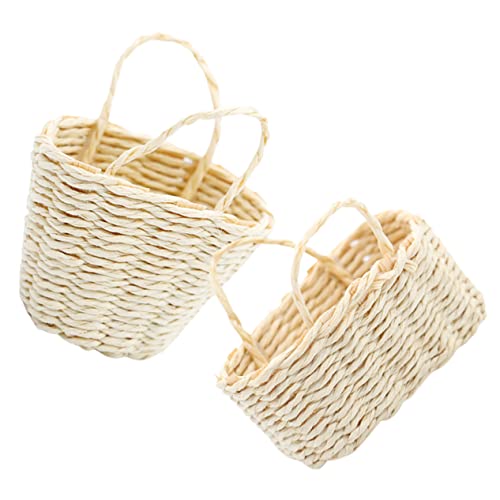 VICASKY 2st Puppenhaus Mini Gewebter Korb Honigtopf Blumentopf Kleiner Zylindrischer Lampenschirm Zuckerdose Mit Deckel u Weißblech Solar- Eimer Solare Gartenornamente Beige Lilie Bambus VICASKY 2st Puppenhaus Mini Gewebter Korb Honigtopf Blumentopf Kleiner Zylindrischer Lampenschirm Zuckerdose Mit Deckel u Weißblech Solar- Eimer Solare Gartenornamente Beige Lilie Bambus von VICASKY