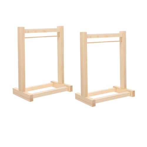 VICASKY Miniatur-kleiderständer Für Puppenhäuser Aufbewahrung Von Puppenkleidung Aus Holz Multifunktional Einfach Zu Montieren von VICASKY