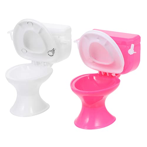 VICASKY 2st Puppentoilette Lernspielzeug Für Geschenkauswahl Für Engstes Werkzeugspielzeug Aus Kunststoff Engstes Werkzeugspielzeug Engstes Plastik Weiß VICASKY 2st Puppentoilette Lernspielzeug Für Geschenkauswahl Für Engstes Werkzeugspielzeug Aus Kunststoff Engstes Werkzeugspielzeug Engstes Plastik Weiß von VICASKY