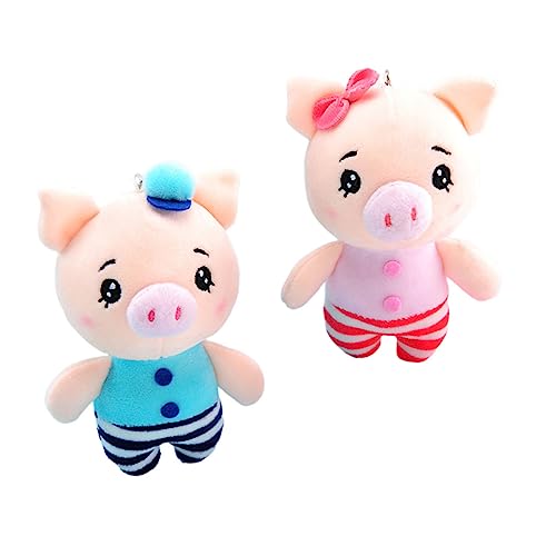 VICASKY 2st Schweinchen Puppe Taschenanhänger Kinderspielzeug Plüsch Schlüsselanhänger Plüsch Zum Aufhängen Cartoon-plüsch-Puppe-anhänger Plüsch- -anhänger Pp Baumwolle VICASKY 2st Schweinchen Puppe Taschenanhänger Kinderspielzeug Plüsch Schlüsselanhänger Plüsch Zum Aufhängen Cartoon-plüsch-Puppe-anhänger Plüsch- -anhänger Pp Baumwolle von VICASKY