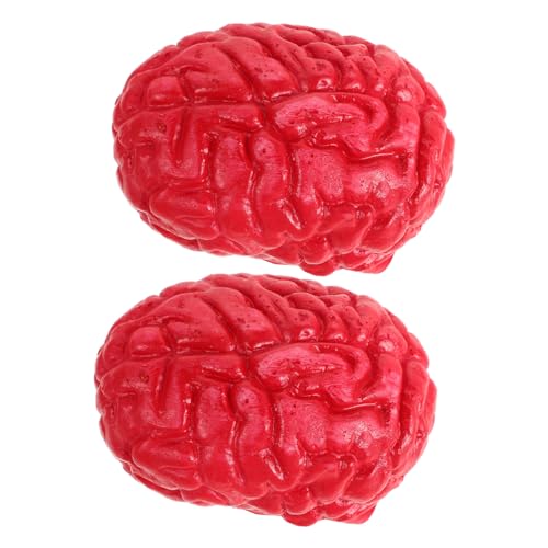 VICASKY 2st Simulation Menschlicher Organe Halloween Menschliche Teile Halloween-schlauchboote Im Freien Halloween-körperteile Skelett Aufleuchten Halloween-schädel- Rot Emulsion von VICASKY