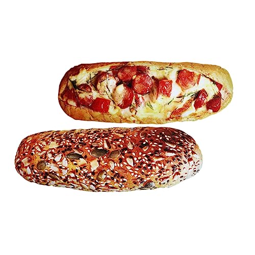 VICASKY 2st Simuliertes Brotkissen Schaum Simuliertes Brot-wurfskissen Lebensmittelspielzeug Toast-plüsch-Kissen Brot Plüschtier Kreatives Kissenspielzeug Netz Puppe Pp Baumwolle VICASKY 2st Simuliertes Brotkissen Schaum Simuliertes Brot-wurfskissen Lebensmittelspielzeug Toast-plüsch-Kissen Brot Plüschtier Kreatives Kissenspielzeug Netz Puppe Pp Baumwolle von VICASKY