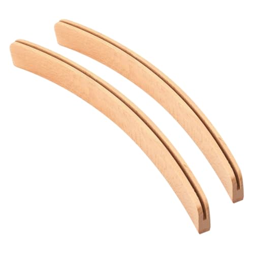 VICASKY Gebogene Spielkartenhalter Aus Holz 2er-Pack Kartenständer Universell Passend Für Pokerkarten-Display-Organizer Für Partys Zu Hause von VICASKY