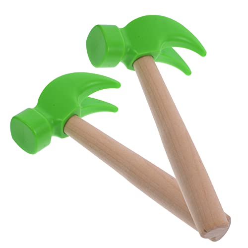 VICASKY 2st Spielzeughammer Für Spiele Babyspielzeug Kleiner Hammer Kleine Hammerspielzeuge Hammerspielzeug Schlaghammer Gefälschter Hammer Holz Green VICASKY 2st Spielzeughammer Für Spiele Babyspielzeug Kleiner Hammer Kleine Hammerspielzeuge Hammerspielzeug Schlaghammer Gefälschter Hammer Holz Green von VICASKY