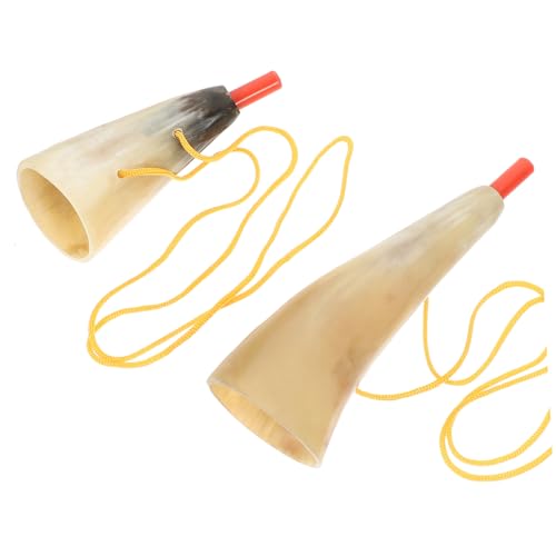 VICASKY 2st Horn Bootshupe Schuhlöffel Autohupe Lufthorn Für Bären Spielzeugtrompete Für Fahrradhupe Hundehorn Trompeten Ochsenhorn Horn Hörner von VICASKY