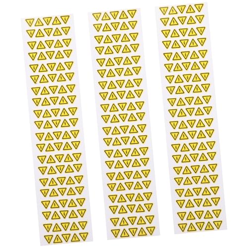 VICASKY Etiketten Für Schalttafeln – Warnaufkleber – Stoßetiketten – 3er-Pack – Sicherheitswarnband – Aufkleber Mit Hoher Sichtbarkeit VICASKY Etiketten Für Schalttafeln – Warnaufkleber – Stoßetiketten – 3er-Pack – Sicherheitswarnband – Aufkleber Mit Hoher Sichtbarkeit von VICASKY