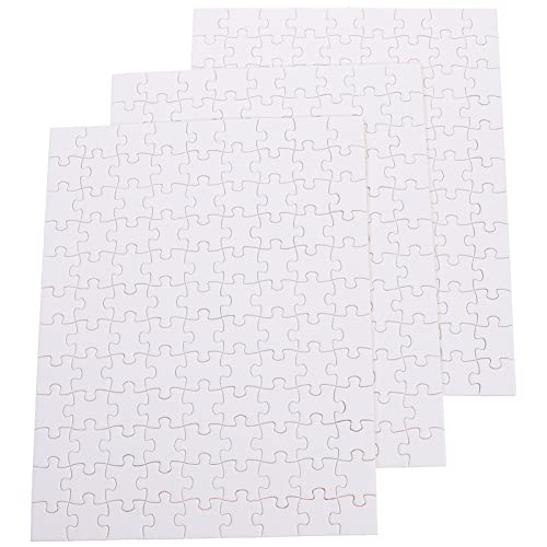 VICASKY 3 Blätter Leere -puzzleteile Aus Holz Zum Basteln Für Jungen Und Mädchen Leere Puzzles Zum Basteln von VICASKY