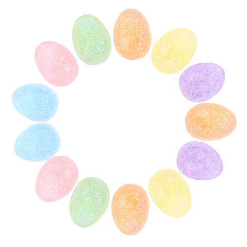 VICASKY 3 Ostereier Mini-eier Kleines Osterei Schmücken Schäumt Eier Osterei-dekore Osterszenen-deko-requisite Miniatur-osterei Eier-verzierung Osterdeko Miniatur-glitzer-ei Schaum VICASKY 3 Ostereier Mini-eier Kleines Osterei Schmücken Schäumt Eier Osterei-dekore Osterszenen-deko-requisite Miniatur-osterei Eier-verzierung Osterdeko Miniatur-glitzer-ei Schaum von VICASKY