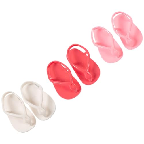 VICASKY 3 Paar Süße Puppenschuhe Spielzeug Baby Mädchen Puppensandalen Spielzeug Puppenkostüm Zubehör VICASKY 3 Paar Süße Puppenschuhe Spielzeug Baby Mädchen Puppensandalen Spielzeug Puppenkostüm Zubehör von VICASKY
