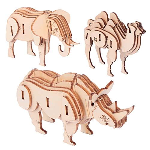 VICASKY 3 STK Tier Puzzle Puzzle laubsägen für D Tierpuzzle Children's Interest Puzzle Home Decoration Puzzle Puzzlematte Bastelpuzzle Tier-Puzzle-Modell Holz VICASKY 3 STK Tier Puzzle Puzzle laubsägen für D Tierpuzzle Children's Interest Puzzle Home Decoration Puzzle Puzzlematte Bastelpuzzle Tier-Puzzle-Modell Holz von VICASKY