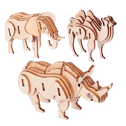 VICASKY 3 STK Tier Puzzle Puzzlekleber Puzzlematte Tier-Puzzle-Modell Bastelpuzzle Simulation Von Tierrätseln Bildungsrätsel Holz VICASKY 3 STK Tier Puzzle Puzzlekleber Puzzlematte Tier-Puzzle-Modell Bastelpuzzle Simulation Von Tierrätseln Bildungsrätsel Holz von VICASKY