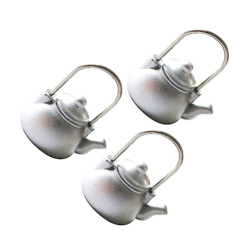 VICASKY 3stücke Mini Teapot Ornament Nostalgische Miniatur Wasserkocher Für Puppenhäuser Desktop-deko Und Fotorequisiten Für Kreative Szenen Und Mini-landschaften VICASKY 3stücke Mini Teapot Ornament Nostalgische Miniatur Wasserkocher Für Puppenhäuser Desktop-deko Und Fotorequisiten Für Kreative Szenen Und Mini-landschaften von VICASKY