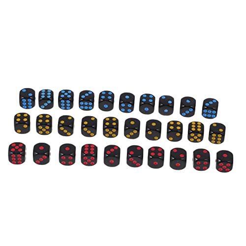VICASKY Elegantes Und Praktisches Würfelspielzeug – 3 Sätze Mit 16-mm-würfeln Ideal Als Partyspiel-Spielzeug VICASKY Elegantes Und Praktisches Würfelspielzeug – 3 Sätze Mit 16-mm-würfeln Ideal Als Partyspiel-Spielzeug von VICASKY