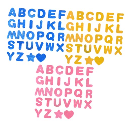 VICASKY 3 Sätze Alphabet -Aufkleber kinderzimmerdeko Room Decoration kinderspielzeug Toys Kid Toys Aufkleber für Bildungsabziehbild Früherziehungsbedarf VICASKY 3 Sätze Alphabet -Aufkleber kinderzimmerdeko Room Decoration kinderspielzeug Toys Kid Toys Aufkleber für Bildungsabziehbild Früherziehungsbedarf von VICASKY