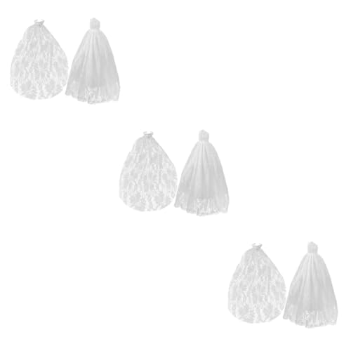 VICASKY 3 Sätze Doll Hochzeitkleid Set mit Schleier Zierliches Brautkleid für Mädchenpuppen Dekoratives Puppenkleid Zubehör für Spiel und Sammeln VICASKY 3 Sätze Doll Hochzeitkleid Set mit Schleier Zierliches Brautkleid für Mädchenpuppen Dekoratives Puppenkleid Zubehör für Spiel und Sammeln von VICASKY
