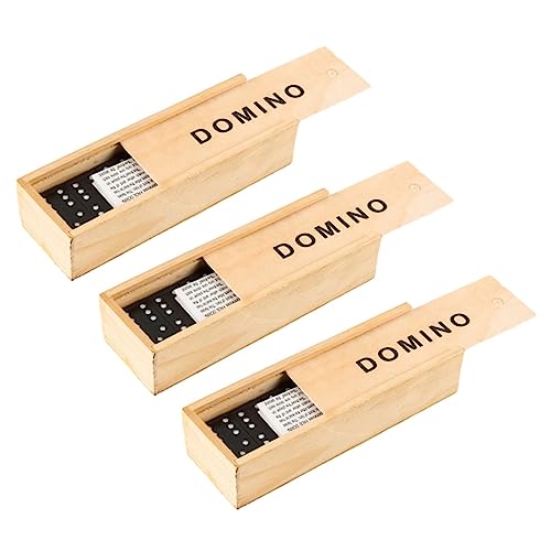 VICASKY 3 Sätze Domino Holzbausteine Hölzern VICASKY 3 Sätze Domino Holzbausteine Hölzern von VICASKY