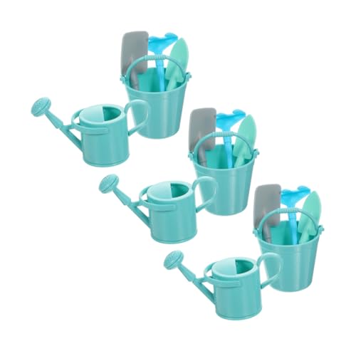 VICASKY 3 Sätze Garten der Miniaturen Korb basteln Anlage Bausatz gartenwerkzeug gartengeräte gartendeko Rechen, kleines Gartengerät Rechenmodelle ABS-Kunststoff von VICASKY
