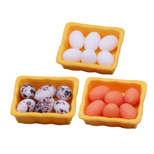 VICASKY 3 Sets Eiermodell Mini Wohnaccessoires Mini Hauskörbe Küche Miniatur Eier Dekore Mini Aufbewahrungskorb Dekore Miniatur Eier Mini Ornament Mini Eier Ornamente Kunststoff VICASKY 3 Sets Eiermodell Mini Wohnaccessoires Mini Hauskörbe Küche Miniatur Eier Dekore Mini Aufbewahrungskorb Dekore Miniatur Eier Mini Ornament Mini Eier Ornamente Kunststoff von VICASKY
