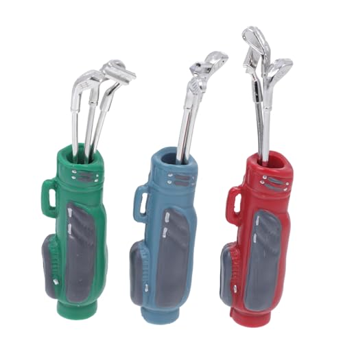 VICASKY 3 Sets Minigolf Kleiner Dekorativer Golfschläger Golfspielzeug Golfwagen Kinderspielzeug Damen Golf Puppenhaus Miniatur Golf Ornamente Für Golfball VICASKY 3 Sets Minigolf Kleiner Dekorativer Golfschläger Golfspielzeug Golfwagen Kinderspielzeug Damen Golf Puppenhaus Miniatur Golf Ornamente Für Golfball von VICASKY