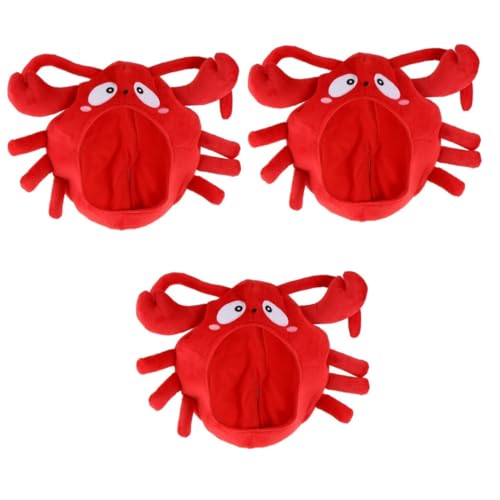 VICASKY 3 Stck. Lustiger Hummer Partyhut Prank Headwear Kreatives Kostümaccessoire Cartoon Design Einheitsgröße für Erwachsene für Karneval Fotoaufnahmen VICASKY 3 Stck. Lustiger Hummer Partyhut Prank Headwear Kreatives Kostümaccessoire Cartoon Design Einheitsgröße für Erwachsene für Karneval Fotoaufnahmen von VICASKY