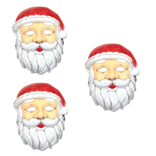 VICASKY 3 Stk leuchtende Maske weihnachtsmann maske mask Leuchtende Weihnachtsmaske maske weihnachten Weihnachtsmann Modelliermaske leuchtende Weihnachtsmann-Maske Plastik Weiß VICASKY 3 Stk leuchtende Maske weihnachtsmann maske mask Leuchtende Weihnachtsmaske maske weihnachten Weihnachtsmann Modelliermaske leuchtende Weihnachtsmann-Maske Plastik Weiß von VICASKY