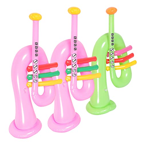 VICASKY 3 Stück Aufblasbare Musikinstrumente Pool Aufblasbare Kindertrompetenspielzeug Große Aufblasbare Trompetenspielzeug Gitarre Aufblasbare Jingle Band Musikinstrumente Tamburin Jazz VICASKY 3 Stück Aufblasbare Musikinstrumente Pool Aufblasbare Kindertrompetenspielzeug Große Aufblasbare Trompetenspielzeug Gitarre Aufblasbare Jingle Band Musikinstrumente Tamburin Jazz von VICASKY