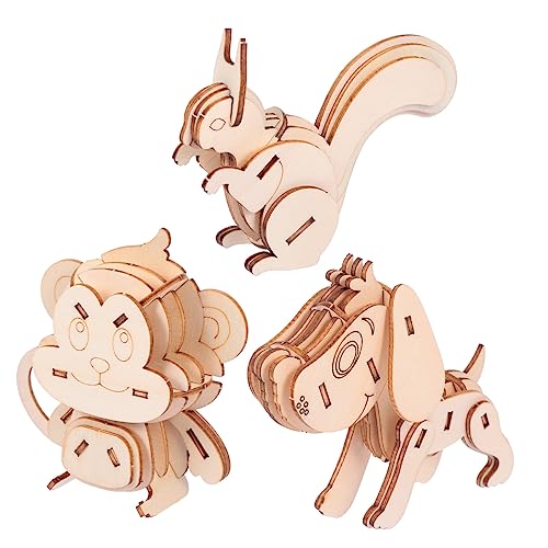 VICASKY 3 Stück Bastelpuzzle Puzzle kinderpuzzle Tierformpuzzle DIY tierpuzzle laubsägen für Bildungsrätsel Tier-Puzzle-Modell Simulation von Tierrätseln Holz VICASKY 3 Stück Bastelpuzzle Puzzle kinderpuzzle Tierformpuzzle DIY tierpuzzle laubsägen für Bildungsrätsel Tier-Puzzle-Modell Simulation von Tierrätseln Holz von VICASKY